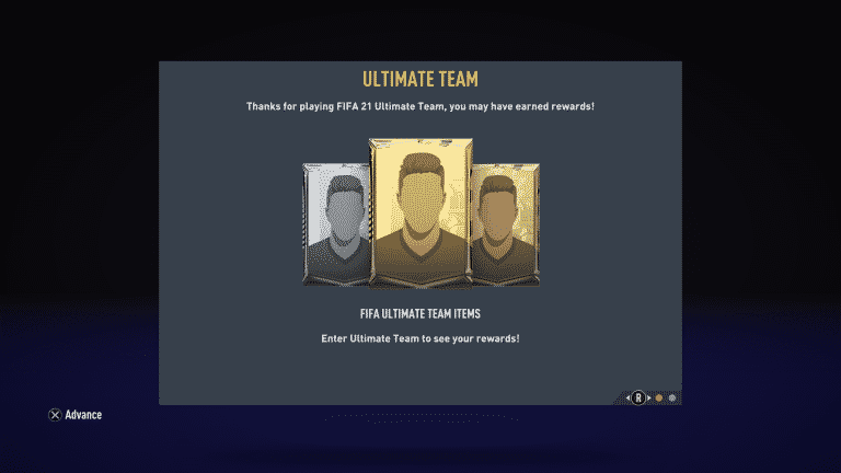 You will be earning FUT 22 rewards if you have play FIFA 21