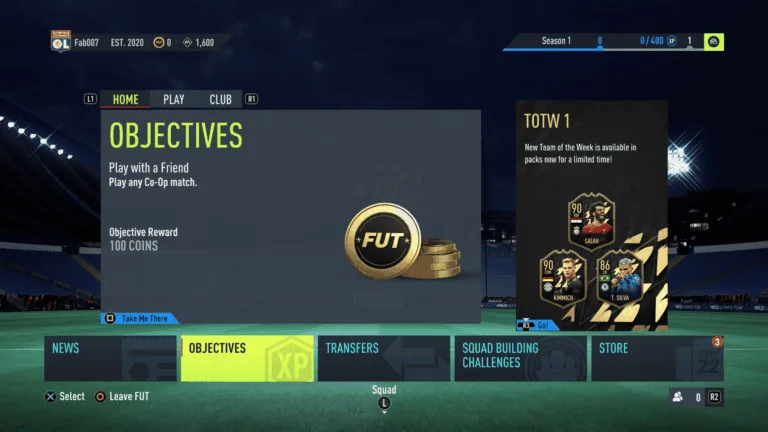 Here are the Season Progress rewards for the first season of FUT 22