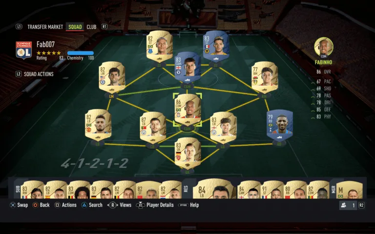 Premier League starter team