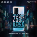 iQOO Z5 Cyber Grid launching on November 15 in India