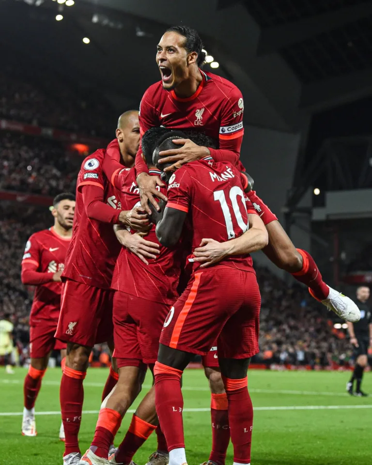 Liverpool broke a long-standing record in their 4-1 win against Everton