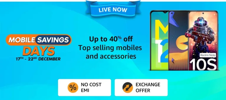 Amazon India announces Mobile and TV Savings Days