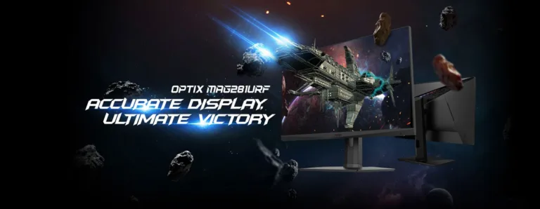 MSI launched its new Optix MAG281URF that comes with advanced less blue light technology and its KVM technology