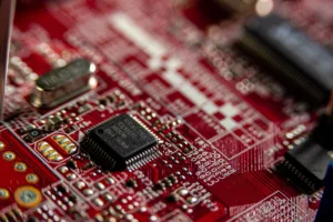 red and black computer microprocessor