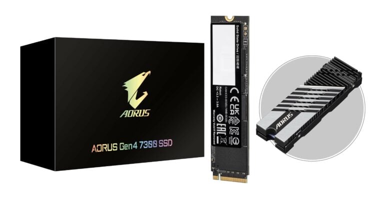 Enjoy up to 7300MB/s with the new AORUS Gen4 7300 SSD!