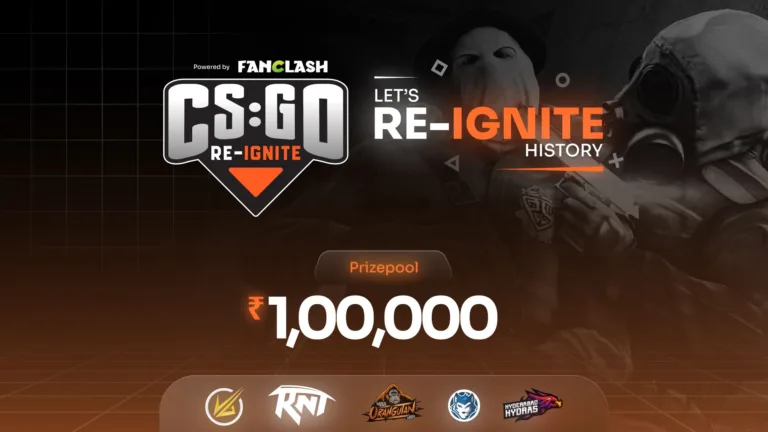 FanClash set to host 'CS:GO Reignite' with ₹1 lakh prize pool to revive the game