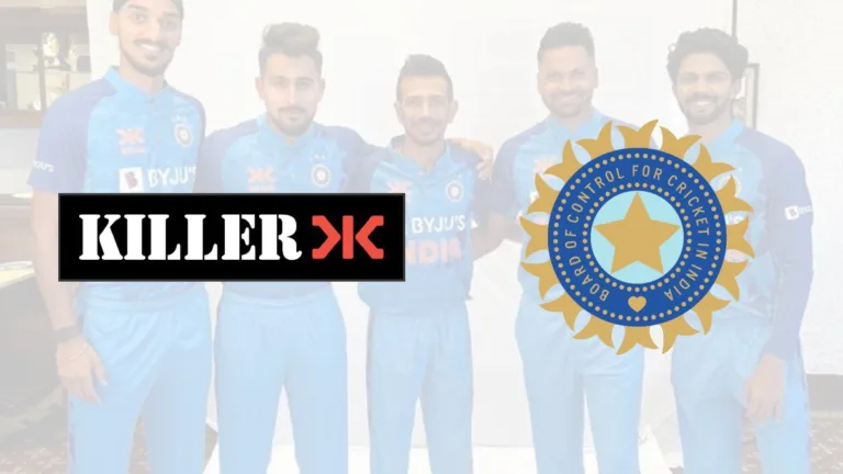 Killer Jeans replaces MPL as the official sponsor for the Indian jersey