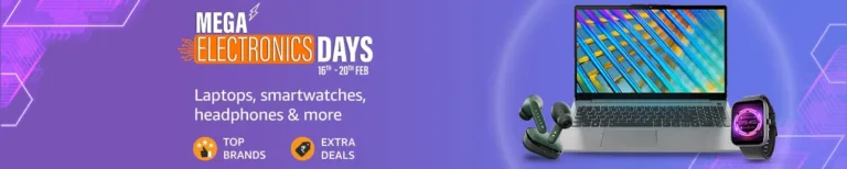 Amazon India's Mega Electronics Days are here