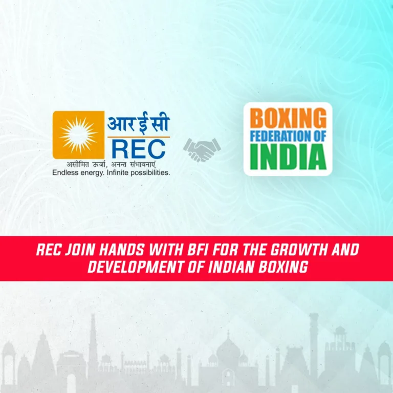 Rural Electrification Corporation partners with BFI to boost Indian boxing’s growth for the next 3 years