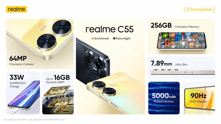 realme C55 with Dynamic Island-inspired Mini Capsule launched