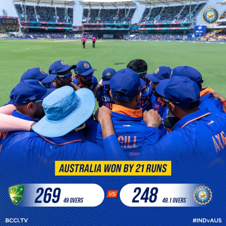 India vs Australia 3rd ODI