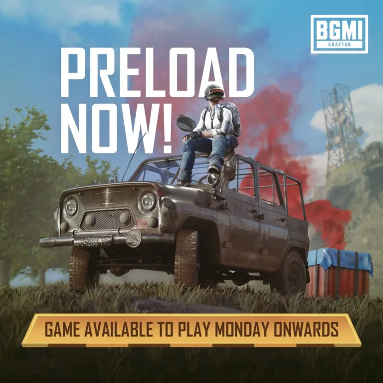 BGMI can now be preloaded, playable from May 29th