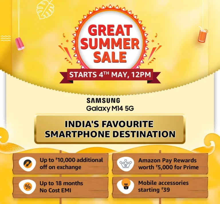 Best Smartphone Deals by Amazon's Great Summer Sale 2023