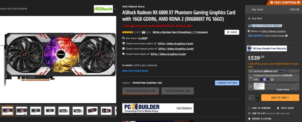AMD Radeon RX 6800