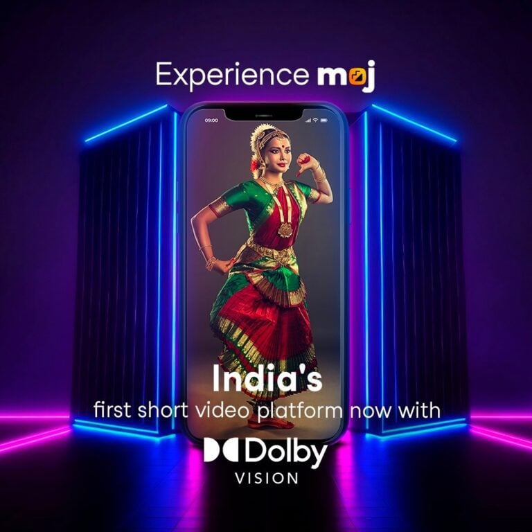 Moj Collaborates with Dolby to Introduce Dolby Vision for Enhanced Video Experience