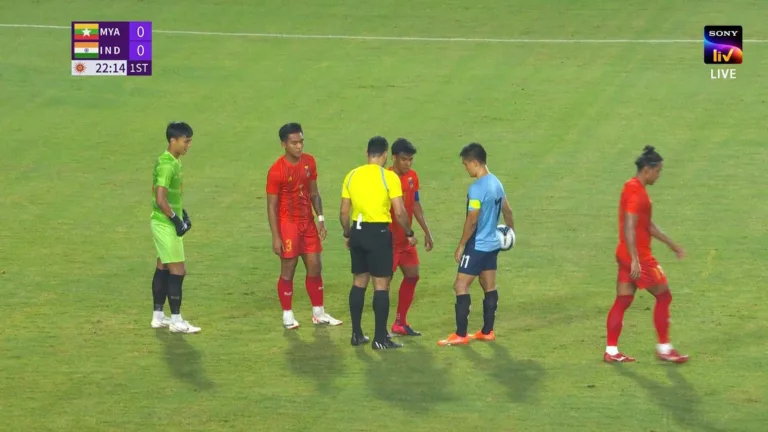India vs Myanmar Men's Football