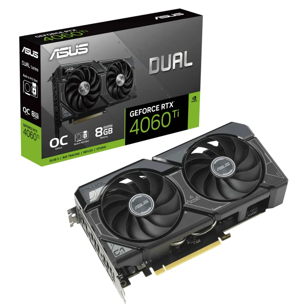 ASUS launches Dual GeForce RTX 4060 Ti SSD GPU with NVMe SSD slot
