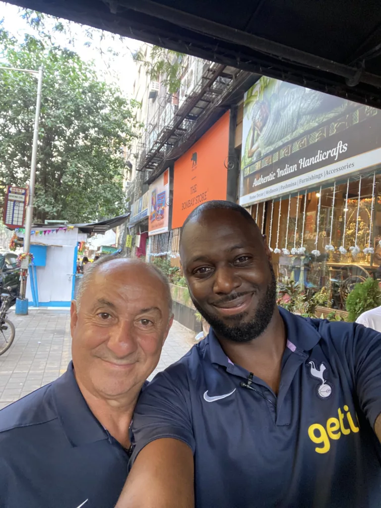 Ledley King and Ossie Ardiles Tottenham Hotspur