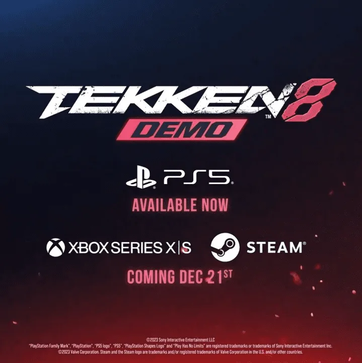 TEKKEN 8 demo is now available on PlayStation 5, Xbox and PC on December 21