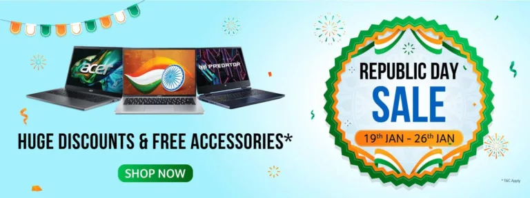 Power Up Your Celebrations with the Acer Republic Day Sale!