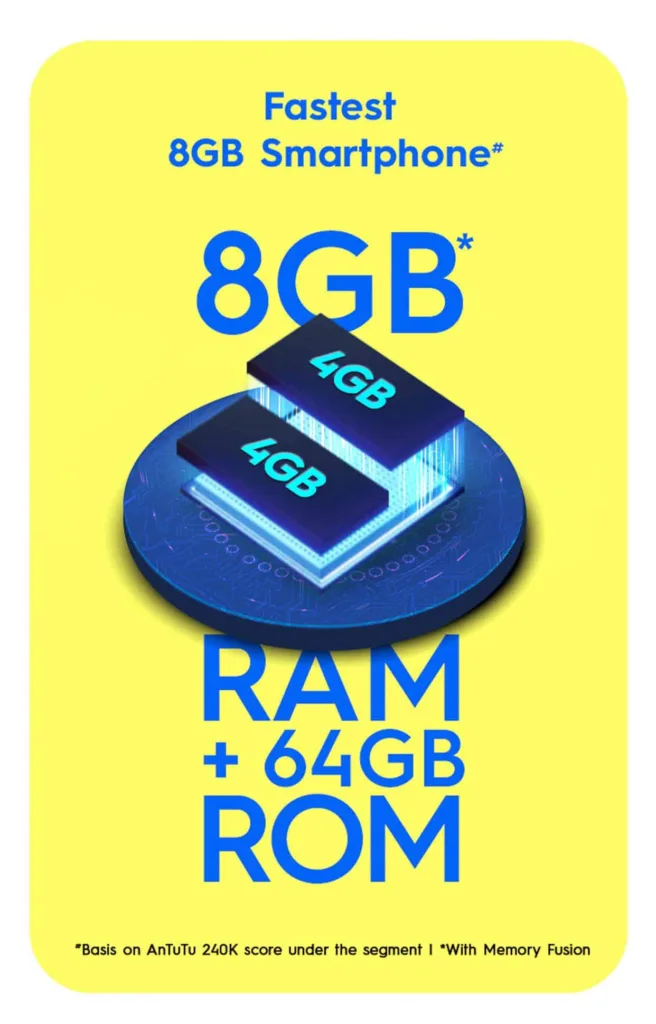 TECNO POP 8 is the Fastest 8GB RAM Smartphone at ₹5,999