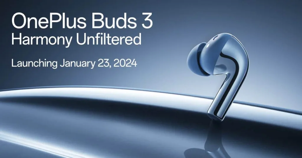 OnePlus Buds 3 confirmed to launch globally on January 23rd