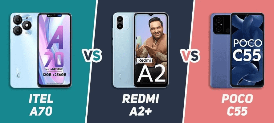 Itel A70, Redmi A2+