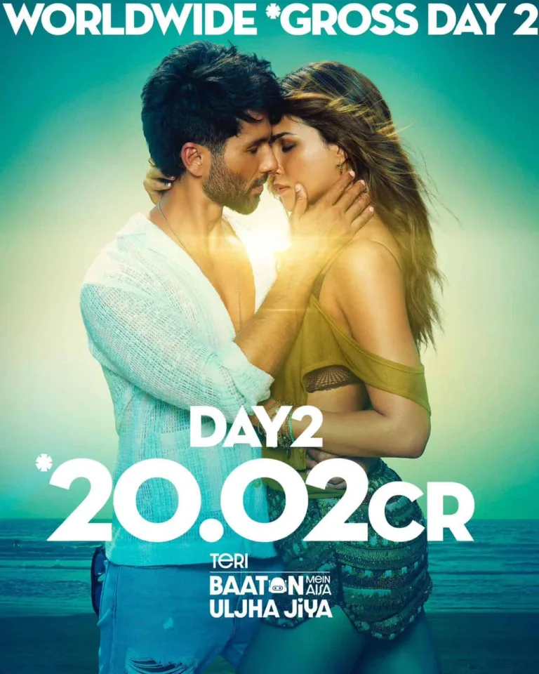 Teri Baaton Mein Aisa Uljha Jiya Box Office Collection Day 2