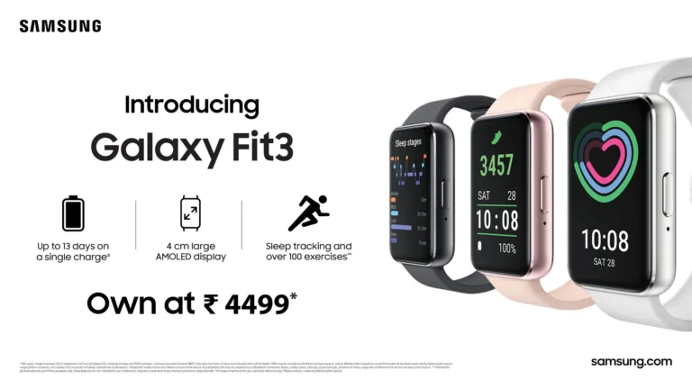 Introducing Samsung Galaxy Fit3: Redefining Wellness with Advanced Health Monitoring and Connectivity