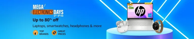 Unveiling Amazon India's Mega Electronics Day: Unbelievable Deals on Top Consumer Electronics Brands