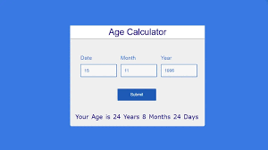 Age as on Calculator