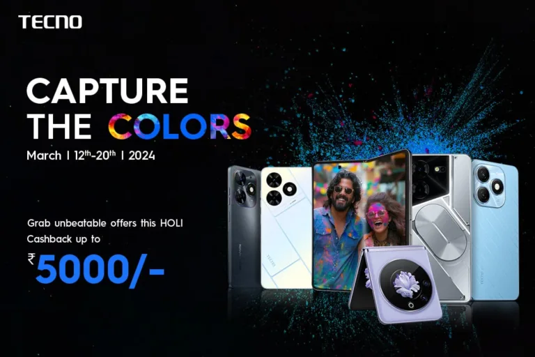 Celebrate Holi with TECNO's Colourful Deals on Smartphones