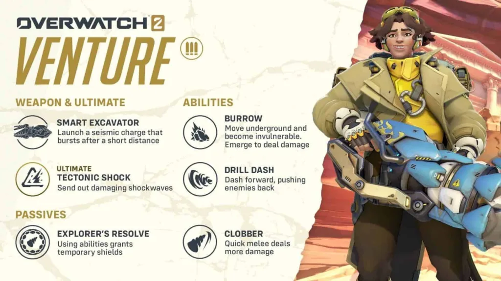 Dive Into the Adventure: Venture's Limited-Time Hero Trial in Overwatch 2