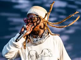 Lil Wayne performing or appearing in public