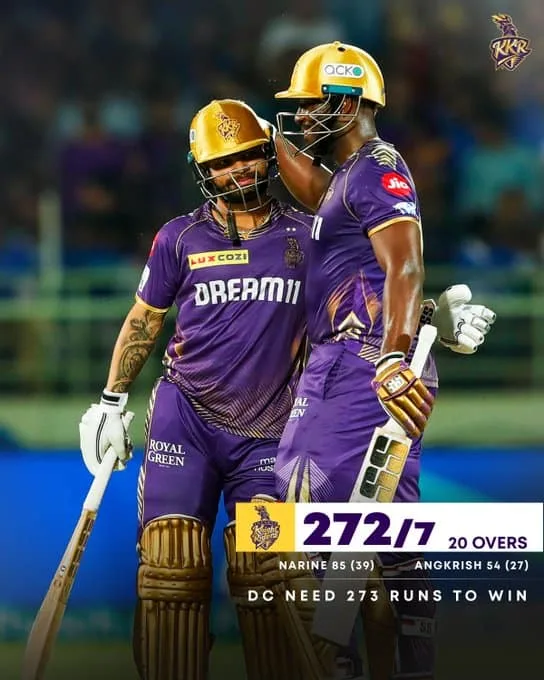 IPL 2024 DC vs KKR