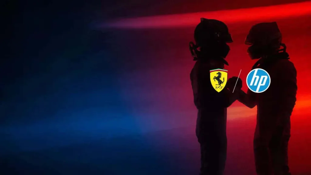 Ferrari and HP Inc Forge Historic Title Partnership