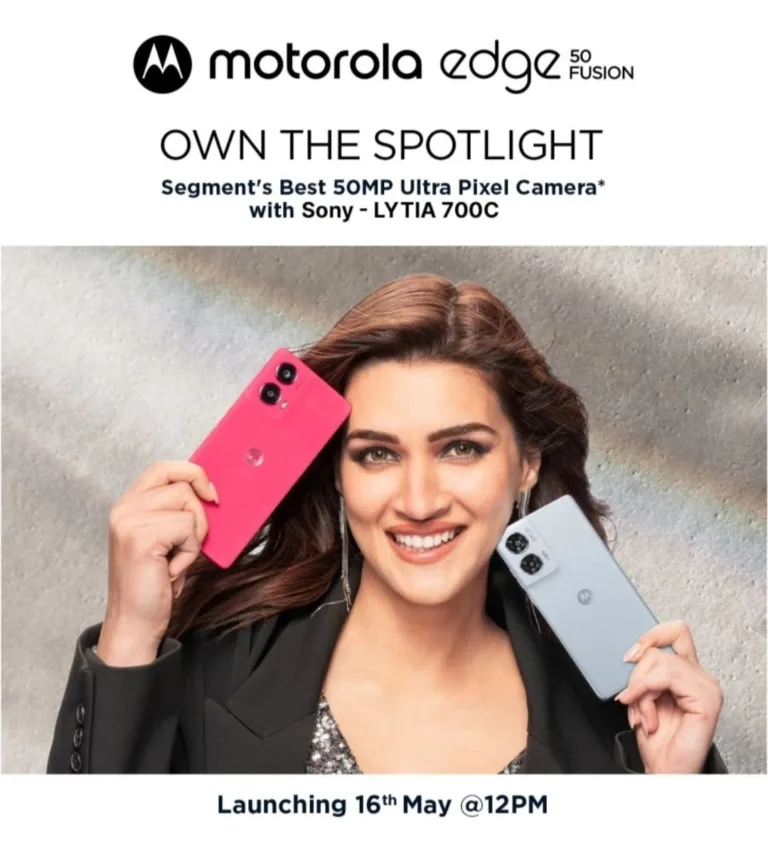 Motorola Edge 50 Fusion India Launch Officially Teased: Specs and Expectations