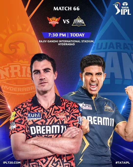 IPL 2024 SRH vs GT : Rain Spoils Play as Sunrisers Hyderabad Secure Playoff Spot