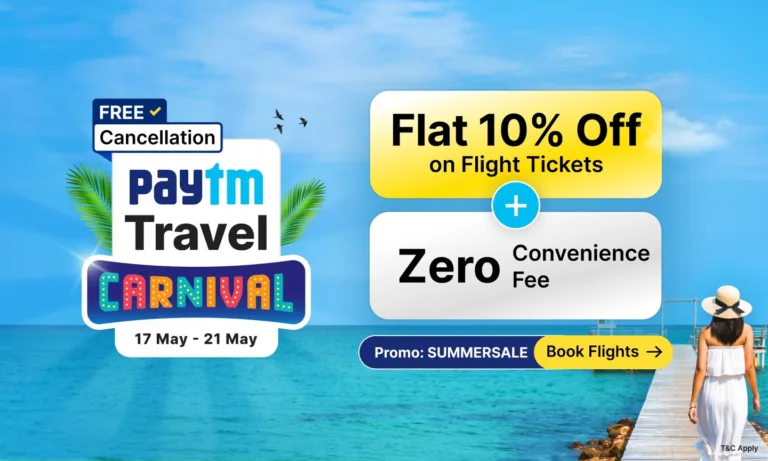 Paytm Launches Travel Carnival with Exclusive Summer Deals