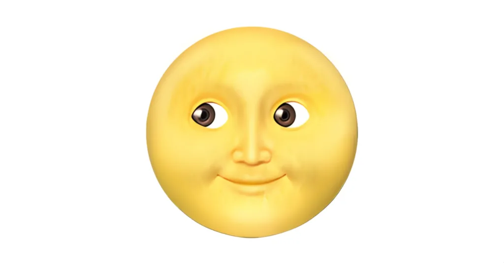 Current Phase of the Moon Emoji