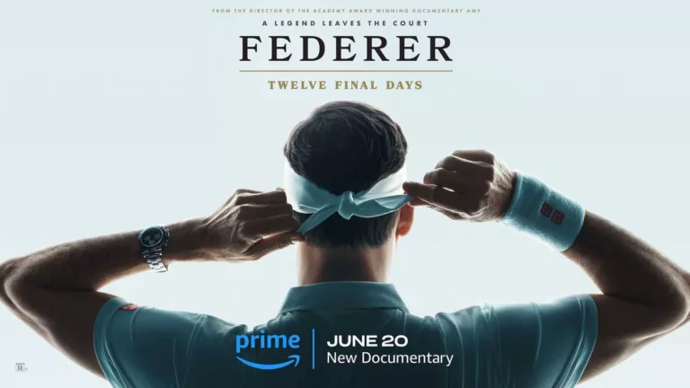 Prime Video Unveils Trailer for "Federer: Twelve Final Days"
