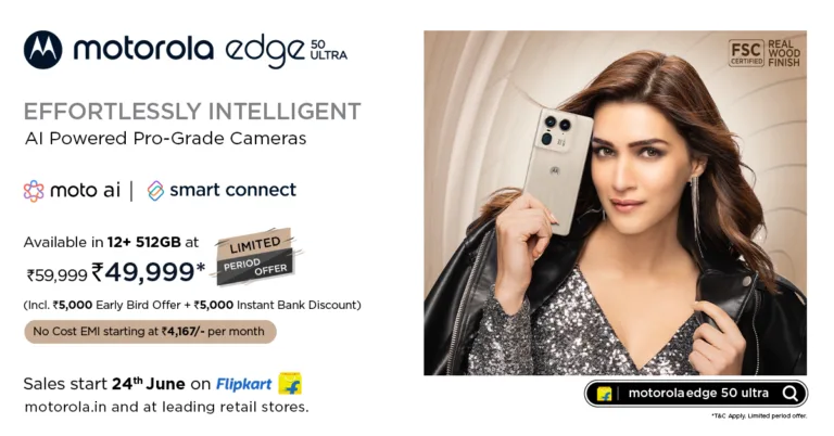 Motorola Edge 50 Ultra Launches in India: Features, Price, and Availability