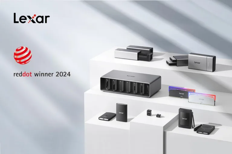 Lexar Sweeps Red Dot Awards 2024: Innovation Recognized Across Memory Solutions!