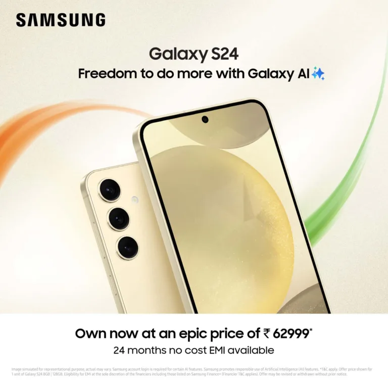 Samsung Independence Day Offer on Galaxy S24: Get it for ₹62,999