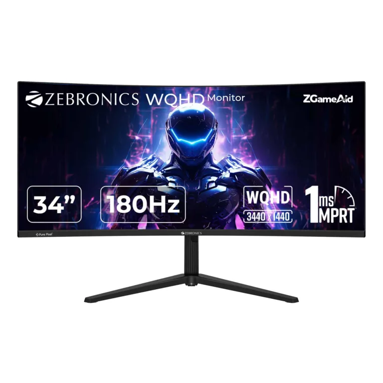Zebronics Brings Curved QHD Gaming Monitors in India