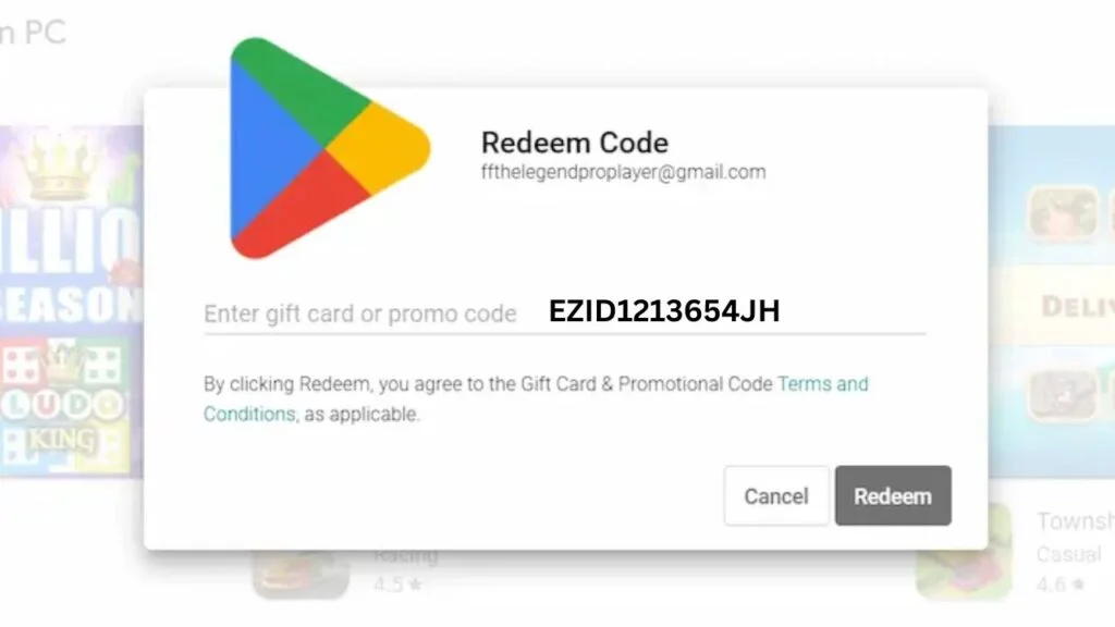 Google Play Redeem Codes