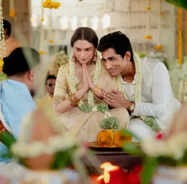 Aditi Rao Hydari and Siddharth Tie the Knots of Marriage! See the First Pics of their Fairytale Wedding