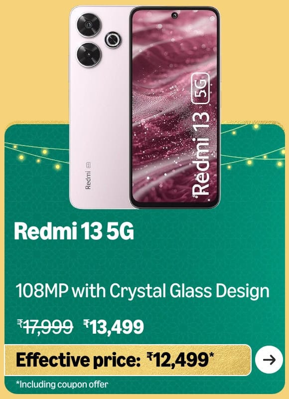 Deals on Redmi Phones at the Great Indian Festival 2024
