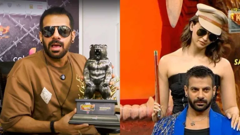 Winner of  Khatron Ke Khiladi 14: Karan Veer Mehra defeats Gashmeer Mahajani and Krishna Shroff