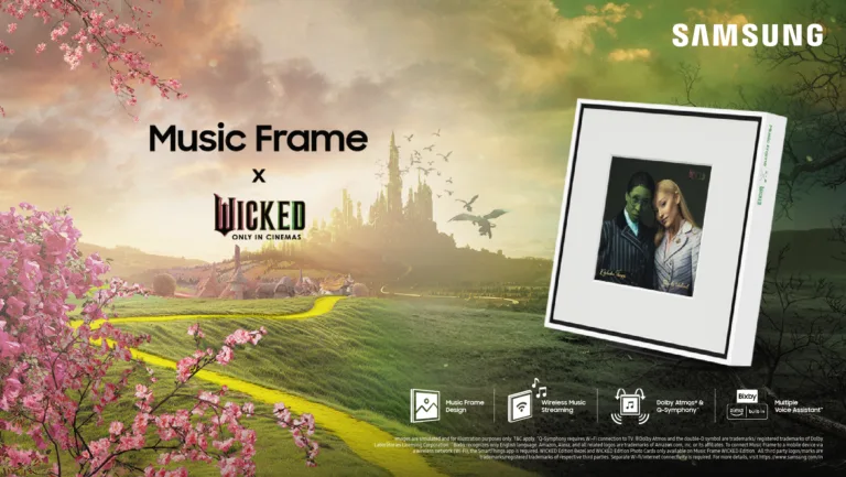 Samsung's Limited-Edition WICKED Music Frame: Experience the Magic of Music and Cinema